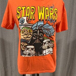 Disney Bright Orange Star Wars Tee